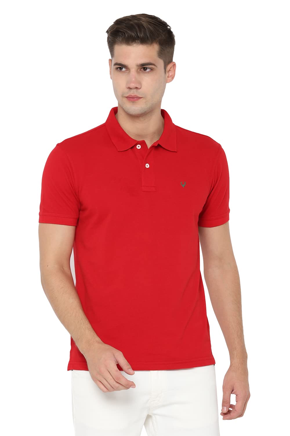 Allen Solly Men's Cotton Regular Fit Polo T-Shirt