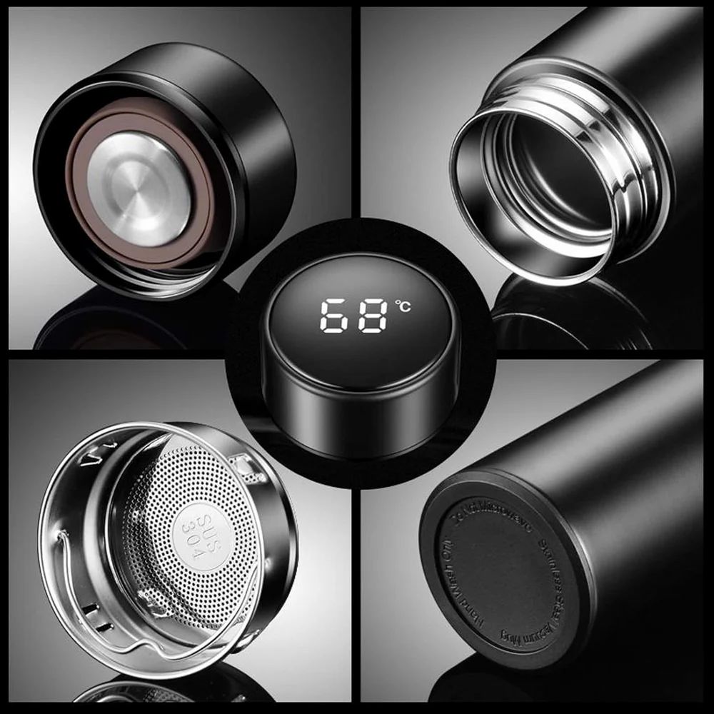 Stainless Steel Temperature Water Bottle -500 ml