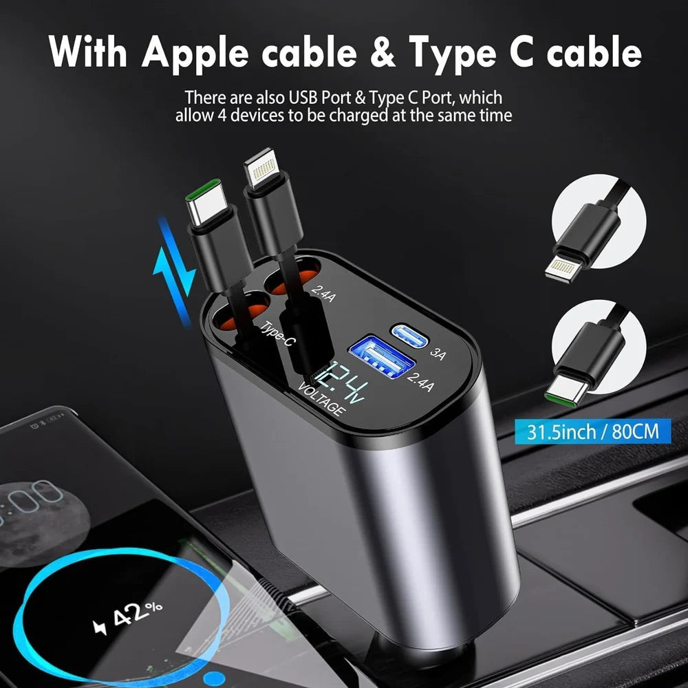 6 In 1 Car Charger