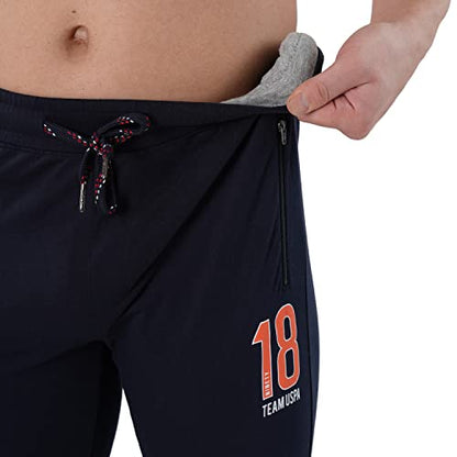 U.S. POLO ASSN. Men's Regular Fit Mid Rise Track Pant