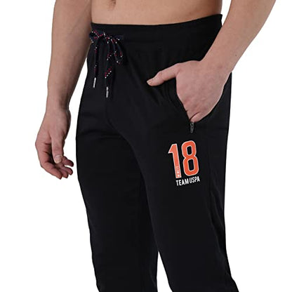 U.S. POLO ASSN. Men's Regular Fit Mid Rise Track Pant