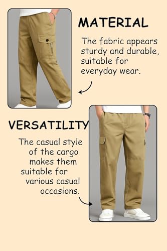 Lymio Men Cargo || Men Cargo Pants || Men Cargo Pants Cotton || Cargos for Men (Cargo-117-120)
