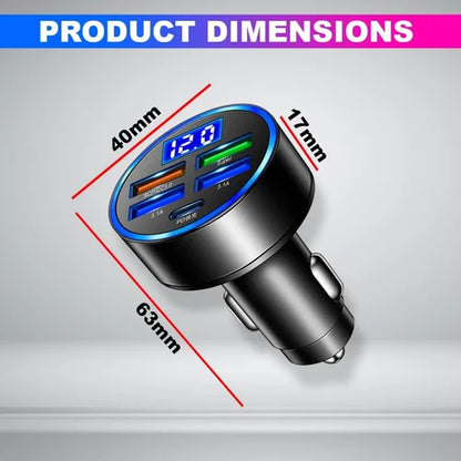 6 In 1 Car Charger