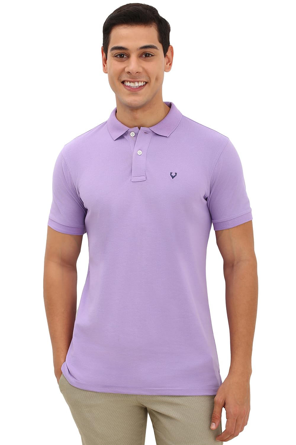 Allen Solly Men's Cotton Regular Fit Polo T-Shirt