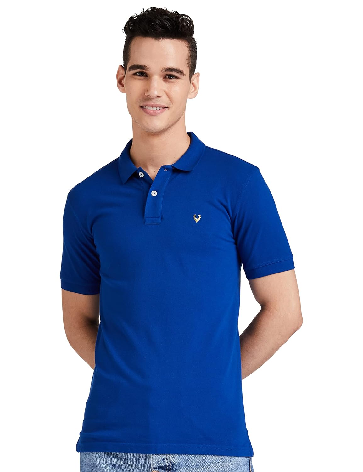 Allen Solly Men's Cotton Regular Fit Polo T-Shirt