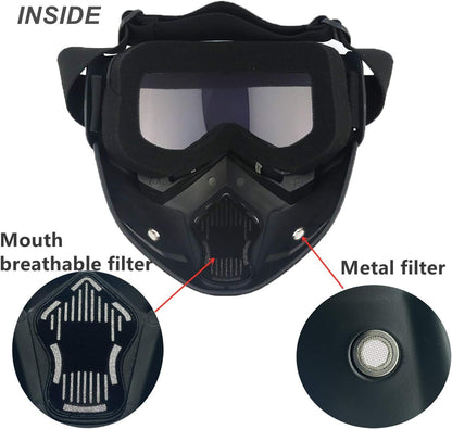 Motorcycle Goggles for safety mask.