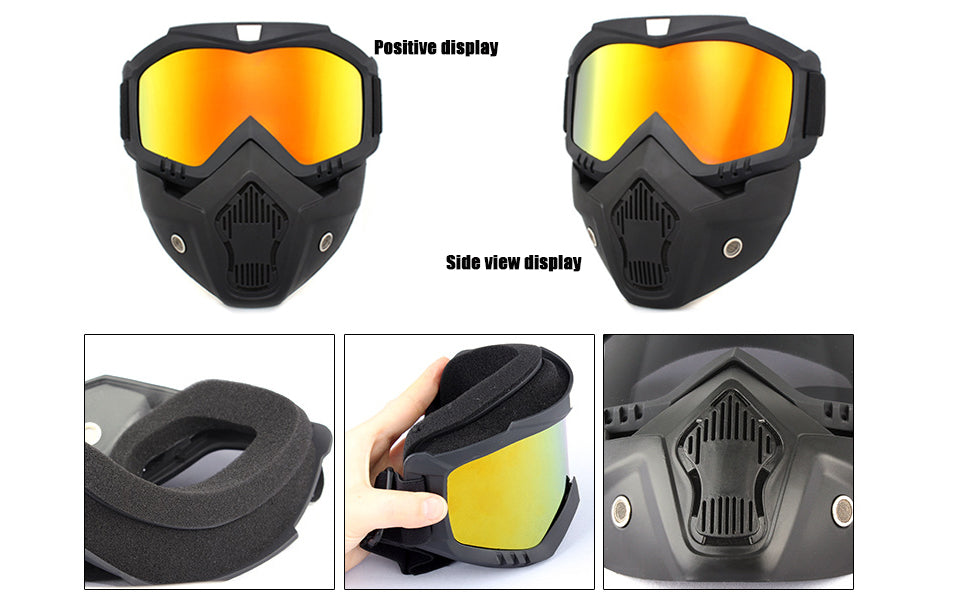 Motorcycle Goggles for safety mask.