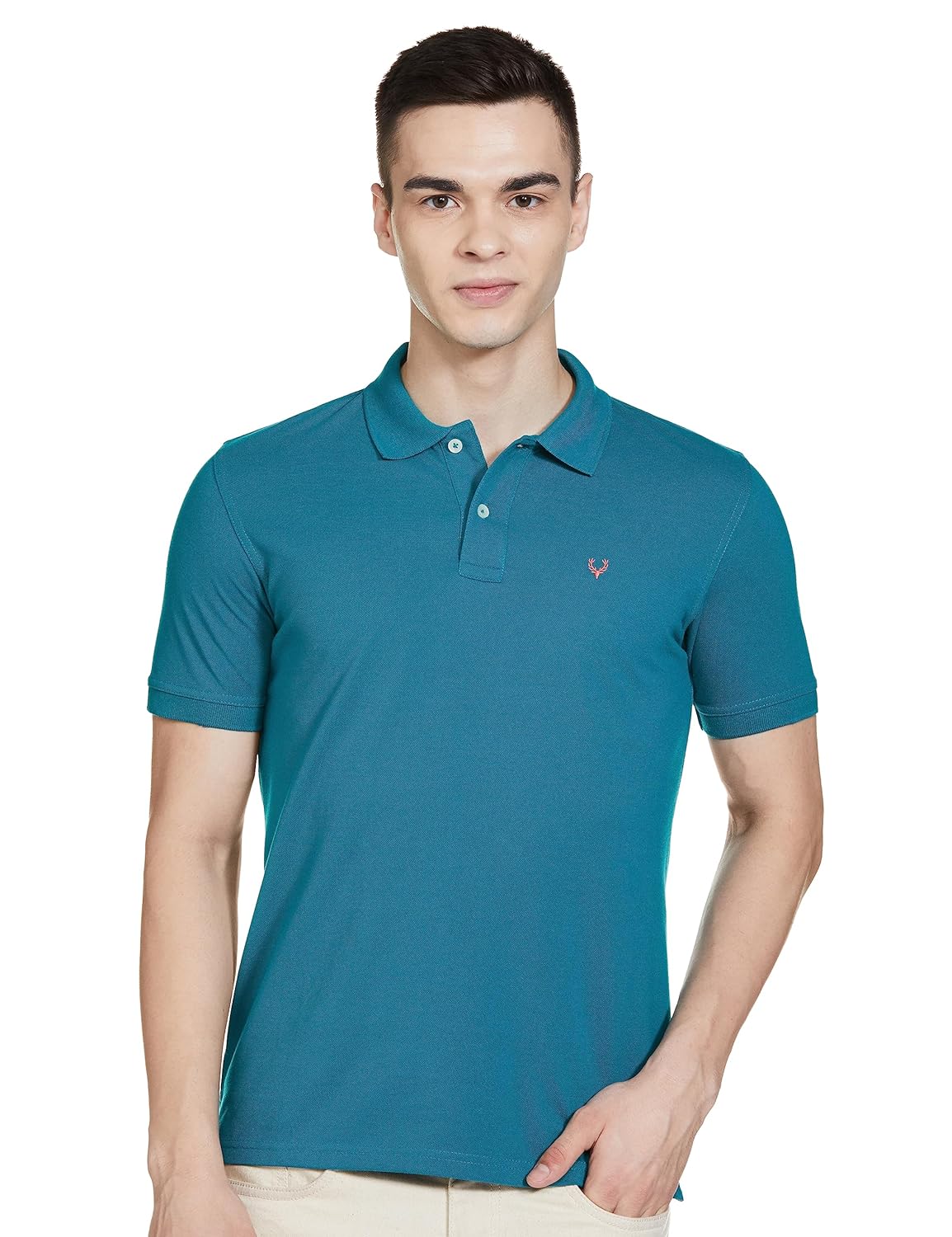 Allen Solly Men's Cotton Regular Fit Polo T-Shirt