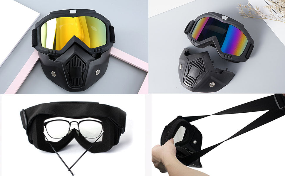 Motorcycle Goggles for safety mask.