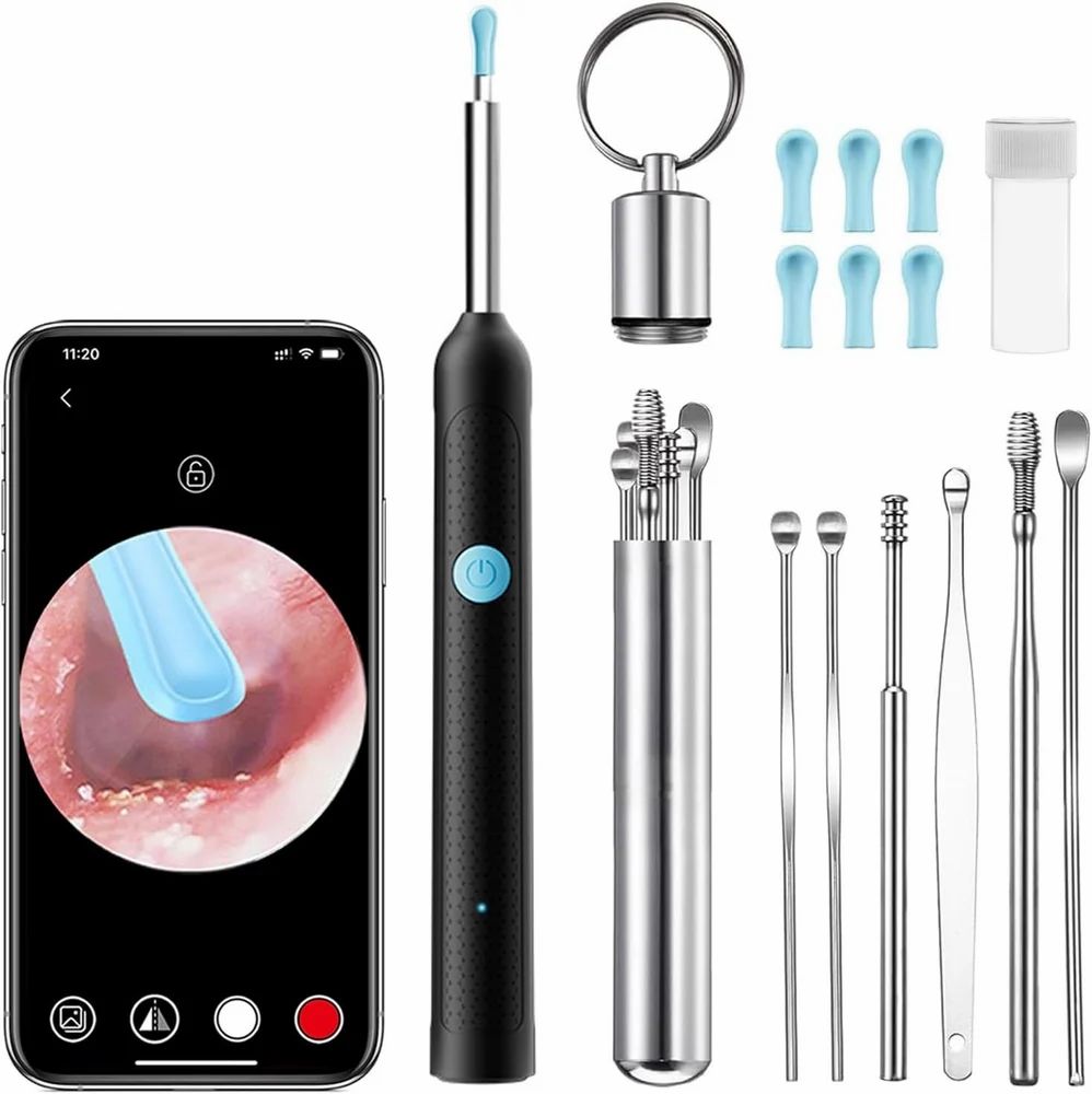 Plastic sky Earwax Cleaner With Camera